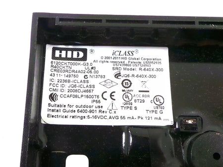 HID iCLASS R-640X-300 Access Control Reader