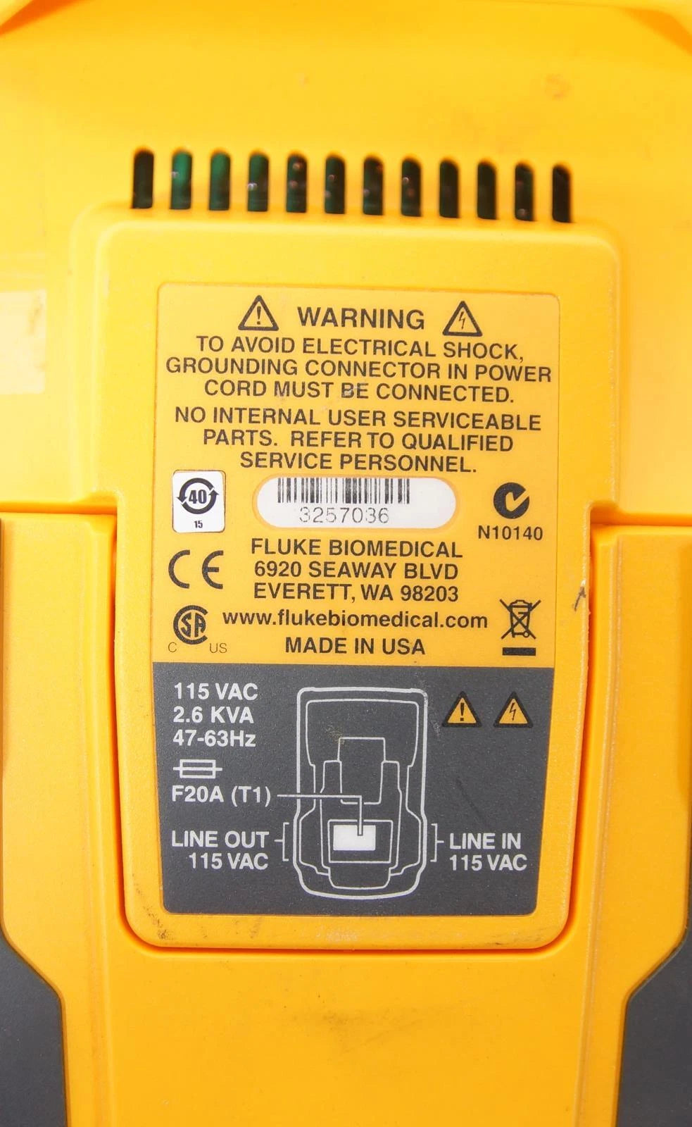Fluke Biomedical ESA615 ECG Simulator / Electrical Safety Analyzer 115V