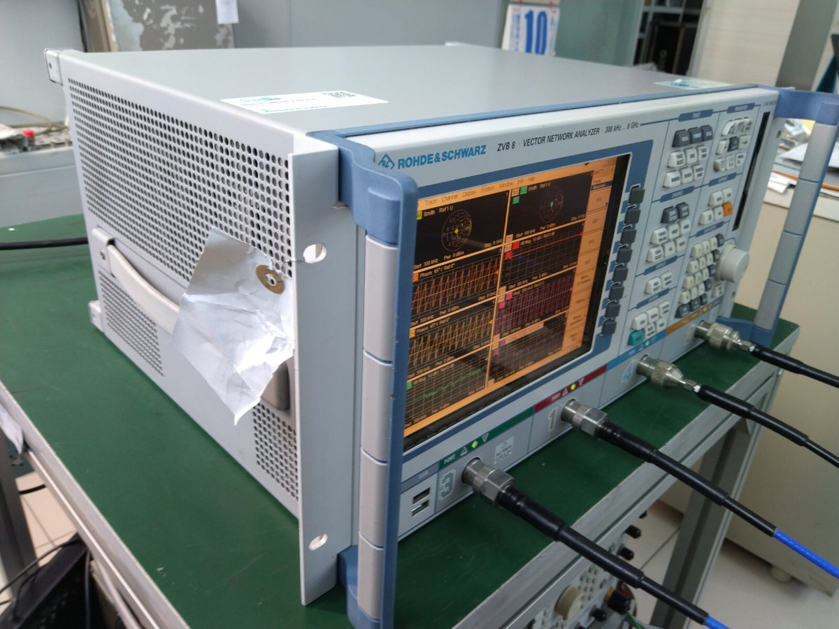 Rohde & Schwarz ZVB8 Vector Network Analyzer 300kHz- 8GHz , 4 ports _ 0385 - XG eqpt