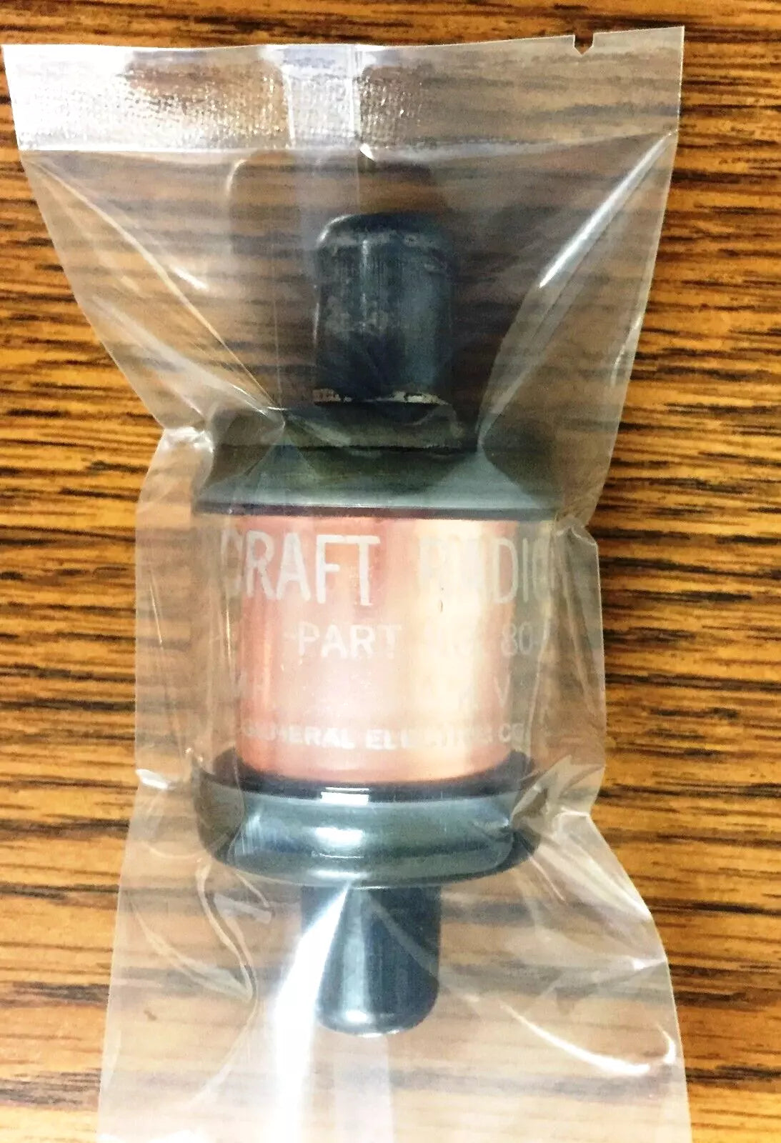 Aircraft Radio Corp P/N 8047 50 MMF 5KV Glass Tube Vacuum Capacitor