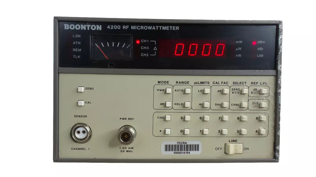 BOONTON 4200 RF Microwattmeter - High Accuracy Microwave Power Measurement