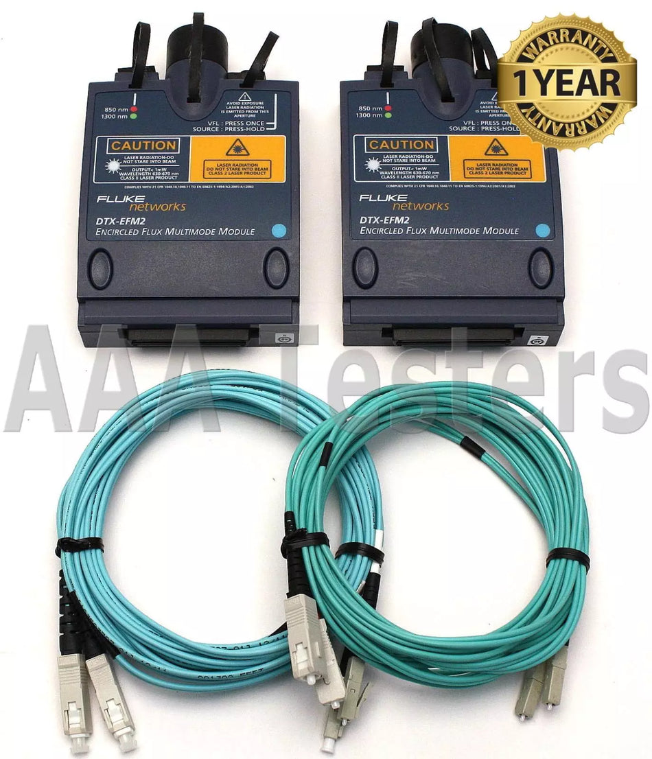 Fluke Networks DTX-EFM2 MM Fiber Module Set DTX-EFM 2