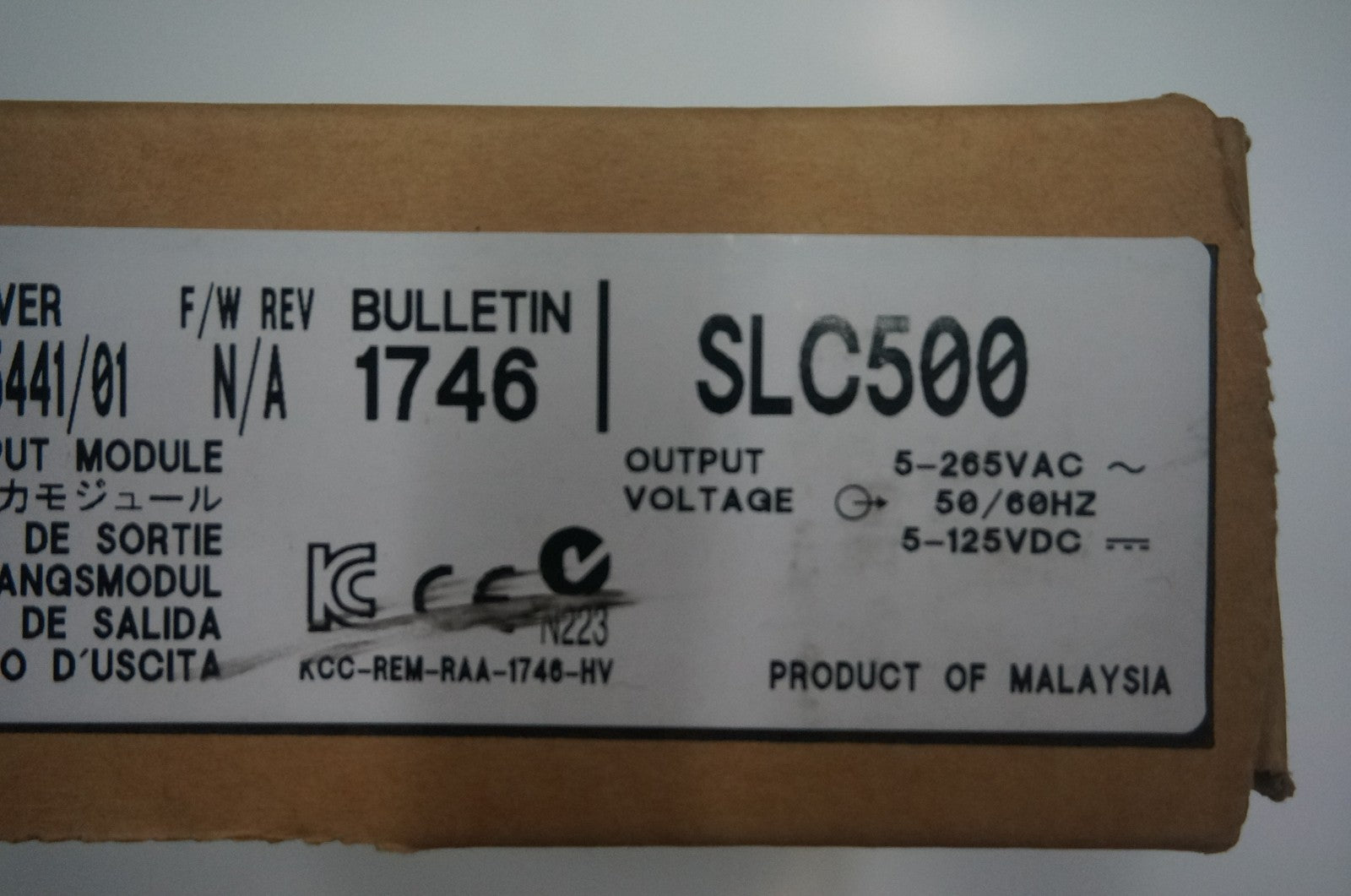 Allen-Bradley 1746-OW16 Digital Contact Output Module