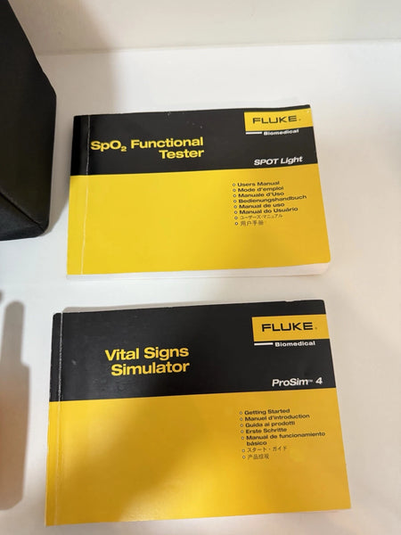 FLUKE Biomedical ProSim 4 & Spot Light Kit with Bag & Charger (Tested)