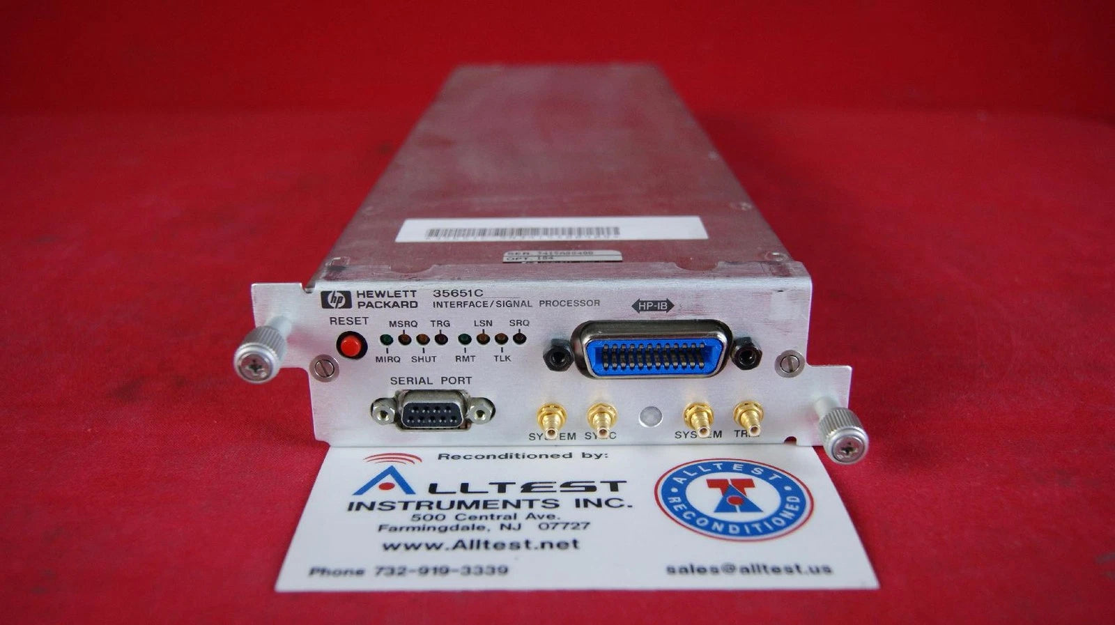 HP Agilent 35651C-104 3415A00408 Interface Signal Processor