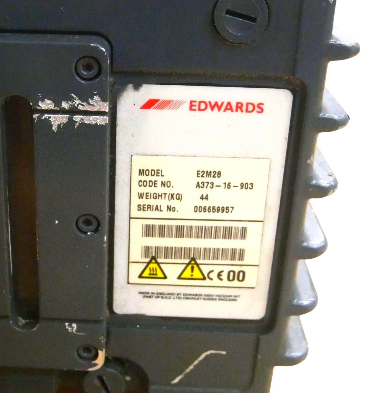 EDWARDS E2M28 Dual Stage Rotary Vane Vacuum Pump  - Free Shipping