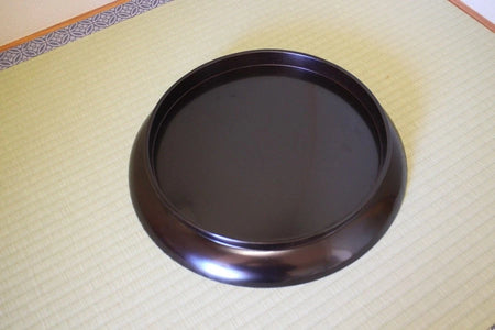 Japanese Old Lacquer Plate Obon