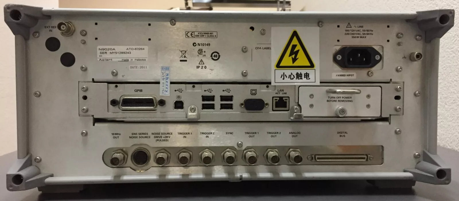 Agilent/Keysight N9020A MXA Signal Analyzer 10Hz - 3.6GHz