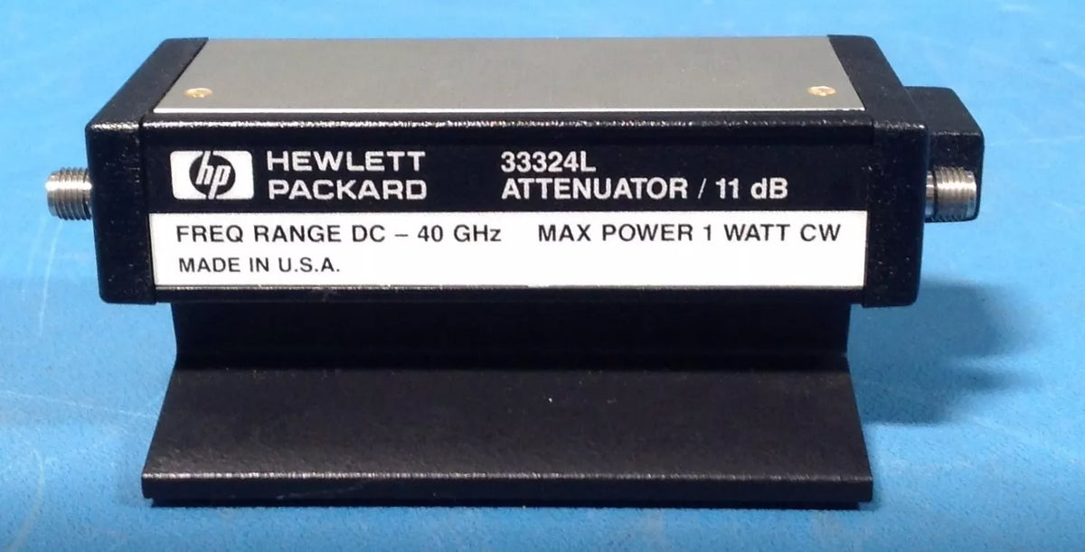 HP Agilent 33324L Programmable Attenuator 40 GHz 11 dB w/ Opts 006, 890 & H01