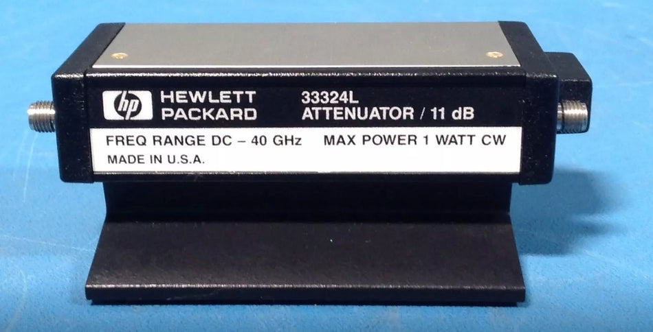 HP Agilent 33324L Programmable Attenuator 40 GHz 11 dB w/ Opts 006, 890 & H01