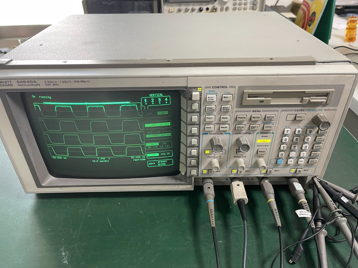 HP Agilent 54540A 500MHz Oscilloscope 2Gs/s - 1Gs/s - 500Ms/s - XG eqpt