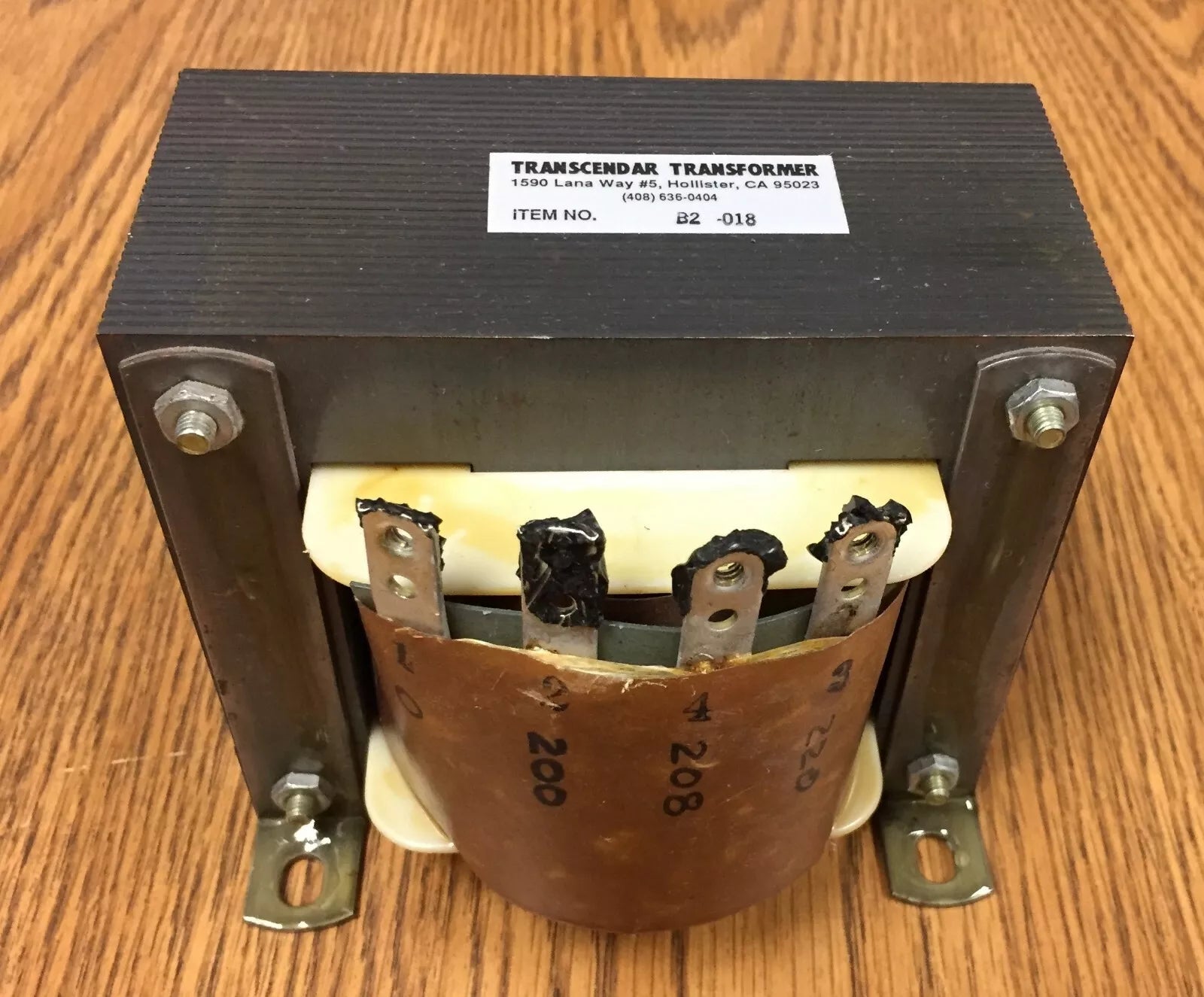 Transcendar B2-018 Transformer for Power Distribution