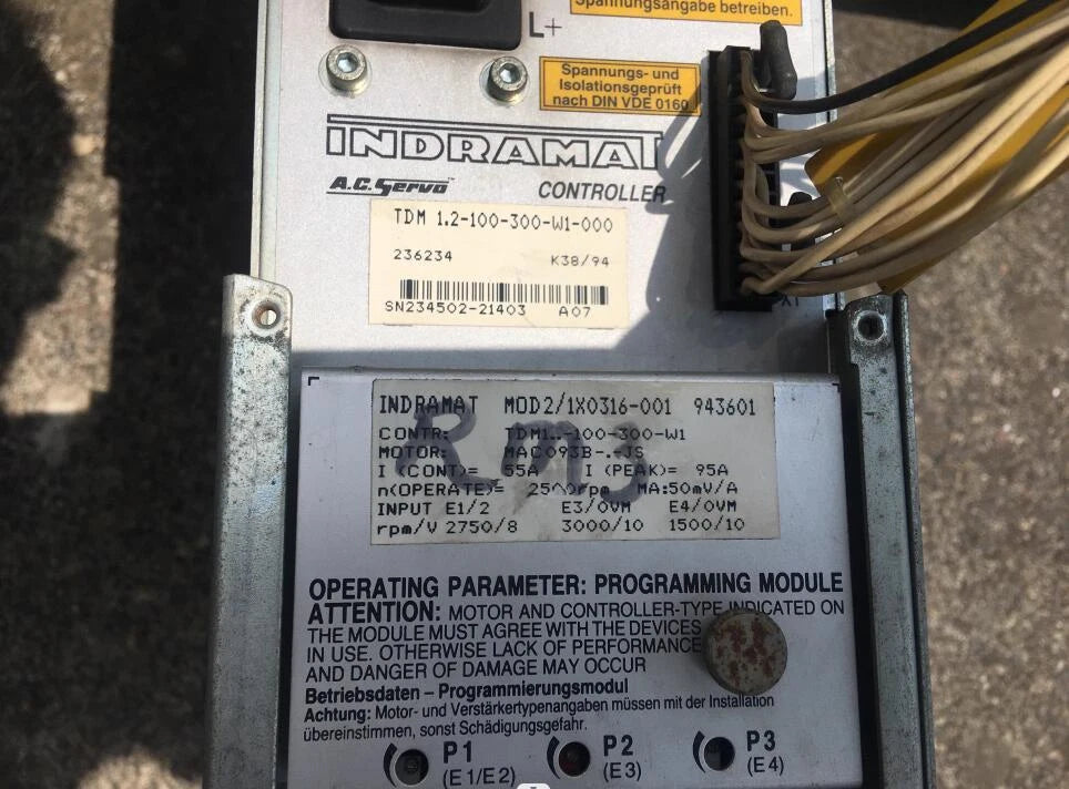 Indramat TDM 1.2-100-300-W1-000 AC Servo Controller 236234