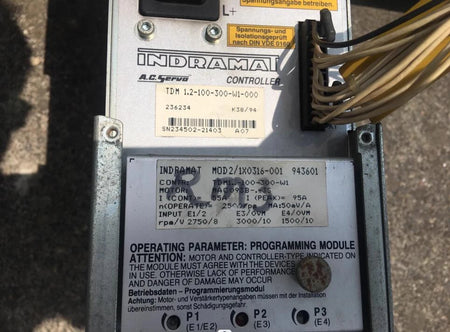 Indramat TDM 1.2-100-300-W1-000 AC Servo Controller 236234