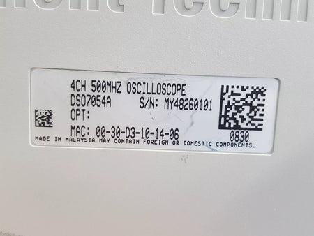 Agilent DSO7054A 500MHz 4GSa/s 4CH Oscilloscope