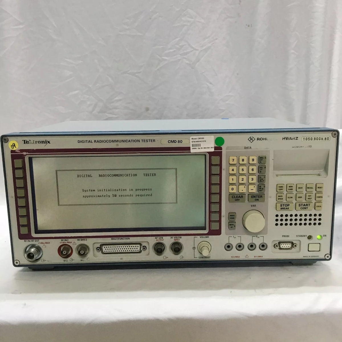 Tektronix/R&S CMD80 Digital Radiocommunication Tester (w/opt) (010)
