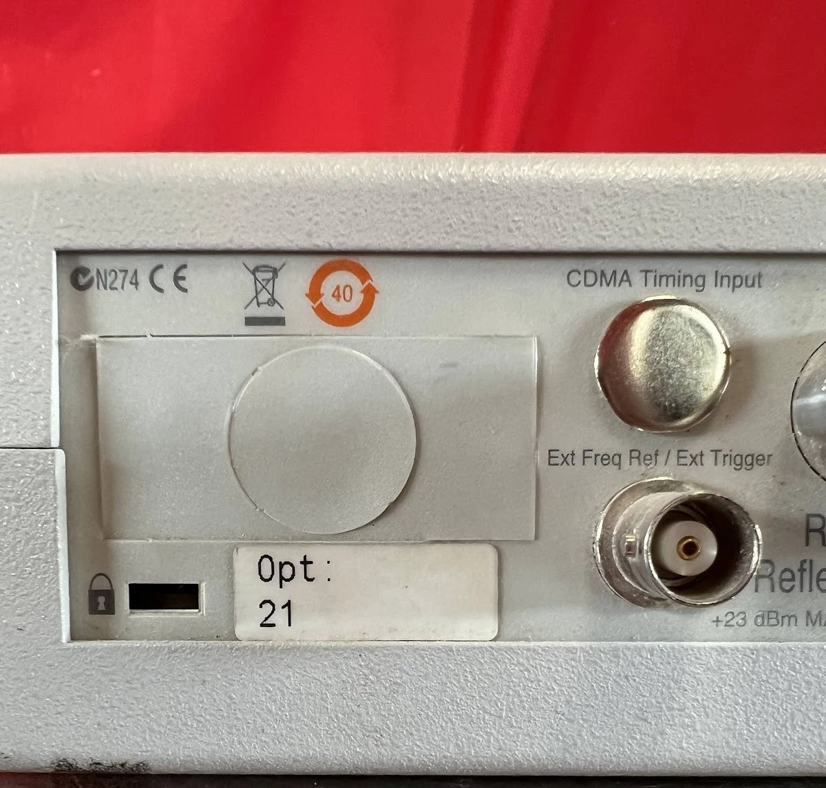 Anritsu MS2711D Opt. 21 Handheld Spectrum Analyzer to 3 GHz Bad Display