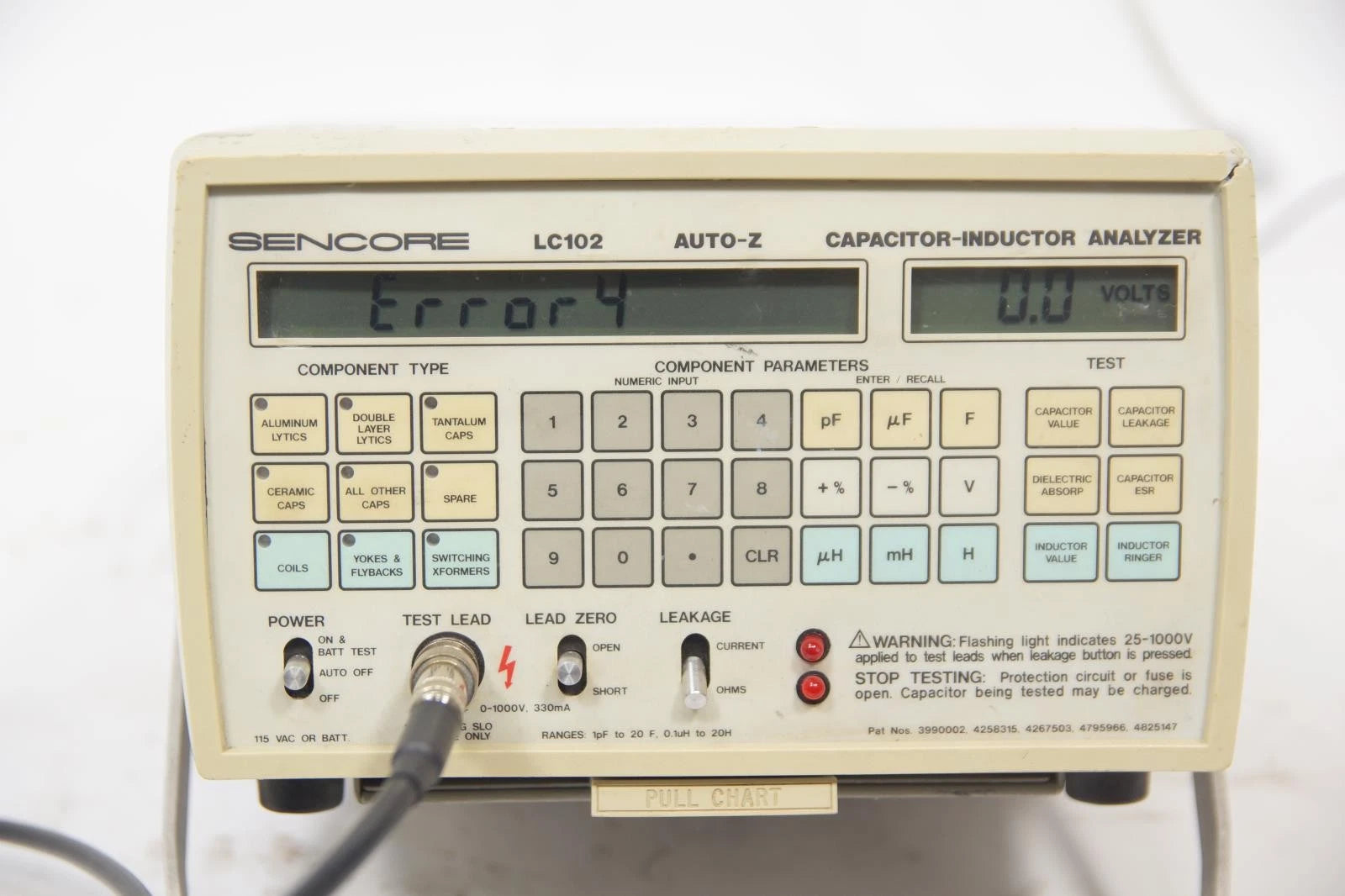 Sencore LC102 Capacitor & Inductor Analyzer