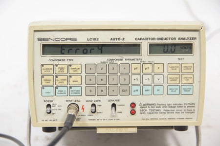 Sencore LC102 Capacitor & Inductor Analyzer