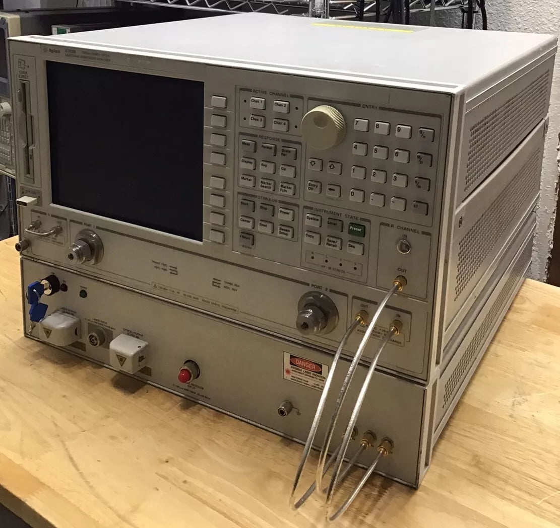 Agilent 8703B 8720ES Lightwave Component Network Analyzer 50MHz-20GHz OPT:155