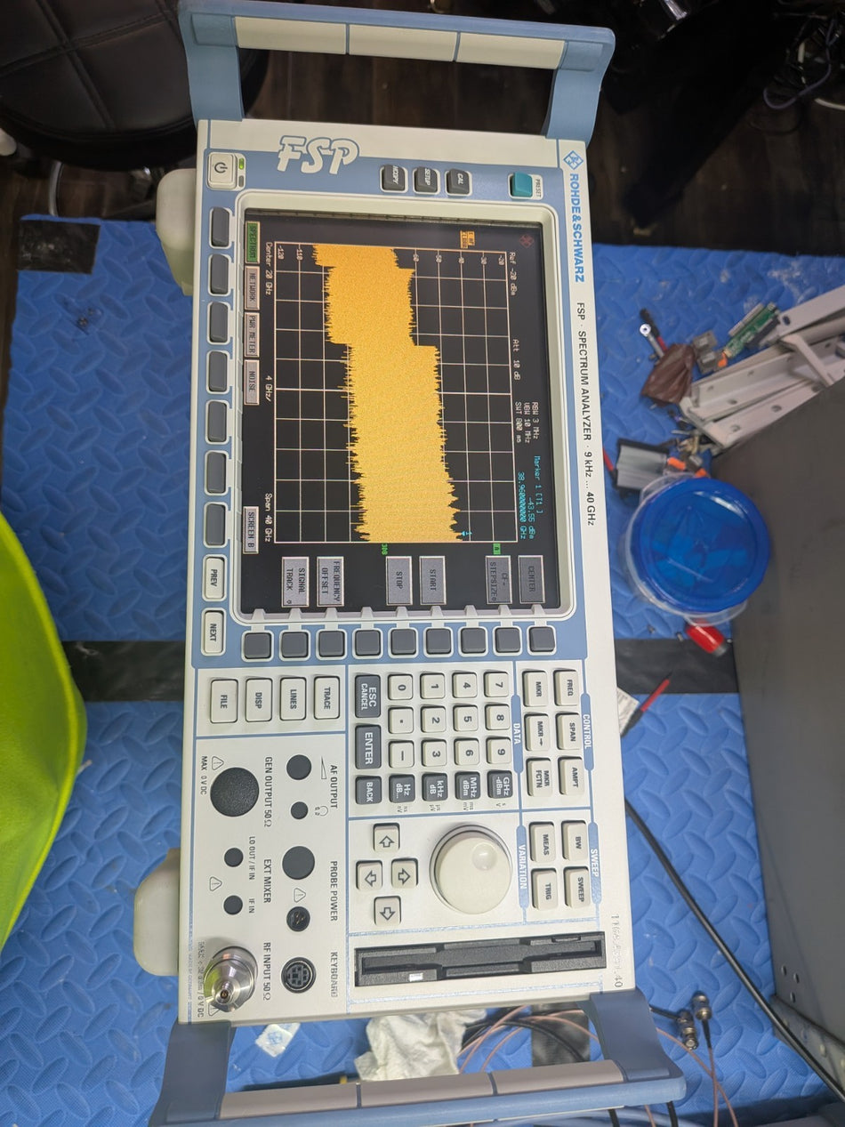 Rohde & Schwarz FSP40 Spectrum Analyzer 40 GHz NFA Noise Fig An/Opts + Cal'd!