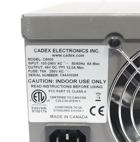 Cadex C8000 Advanced GSM, CDMA, Digital Battery Testing System