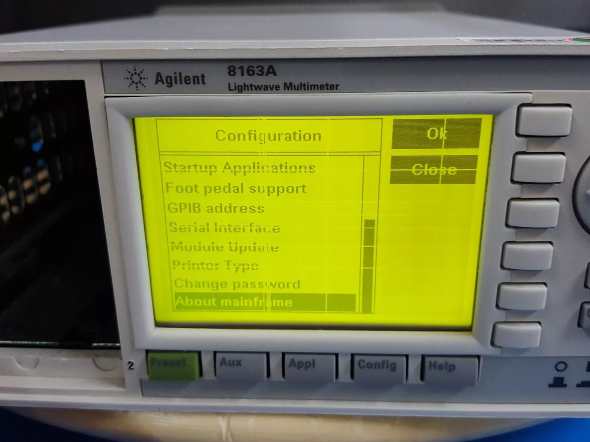 HP 8163A Lightwave Multimeter Mainframe (1550)