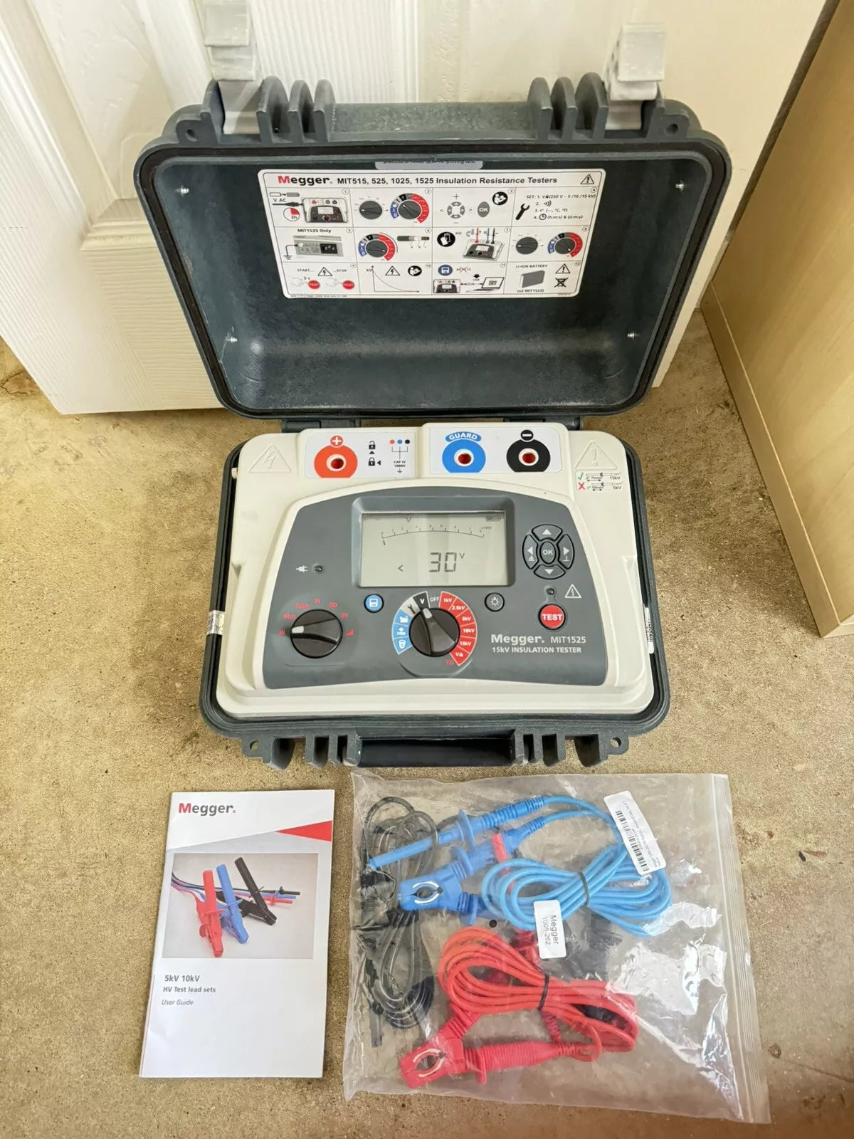 MEGGER MIT1525 15 kV High Voltage Insulation Resistance Tester