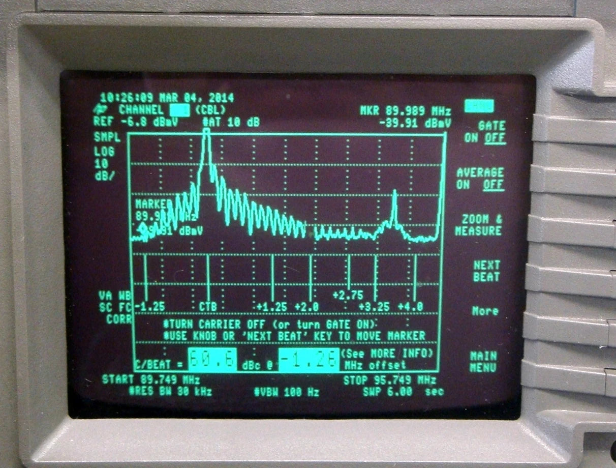 Agilent 8591C /041/107 1MHz-1.8GHz CATV Analyzer