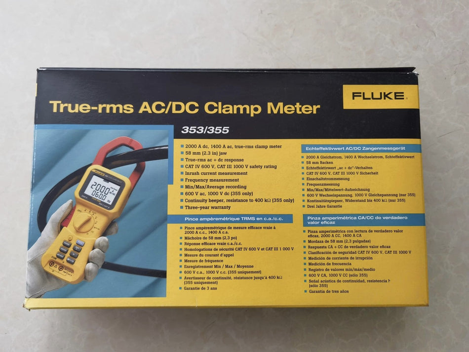 Fluke 353 True-RMS 2000A Clamp Meter