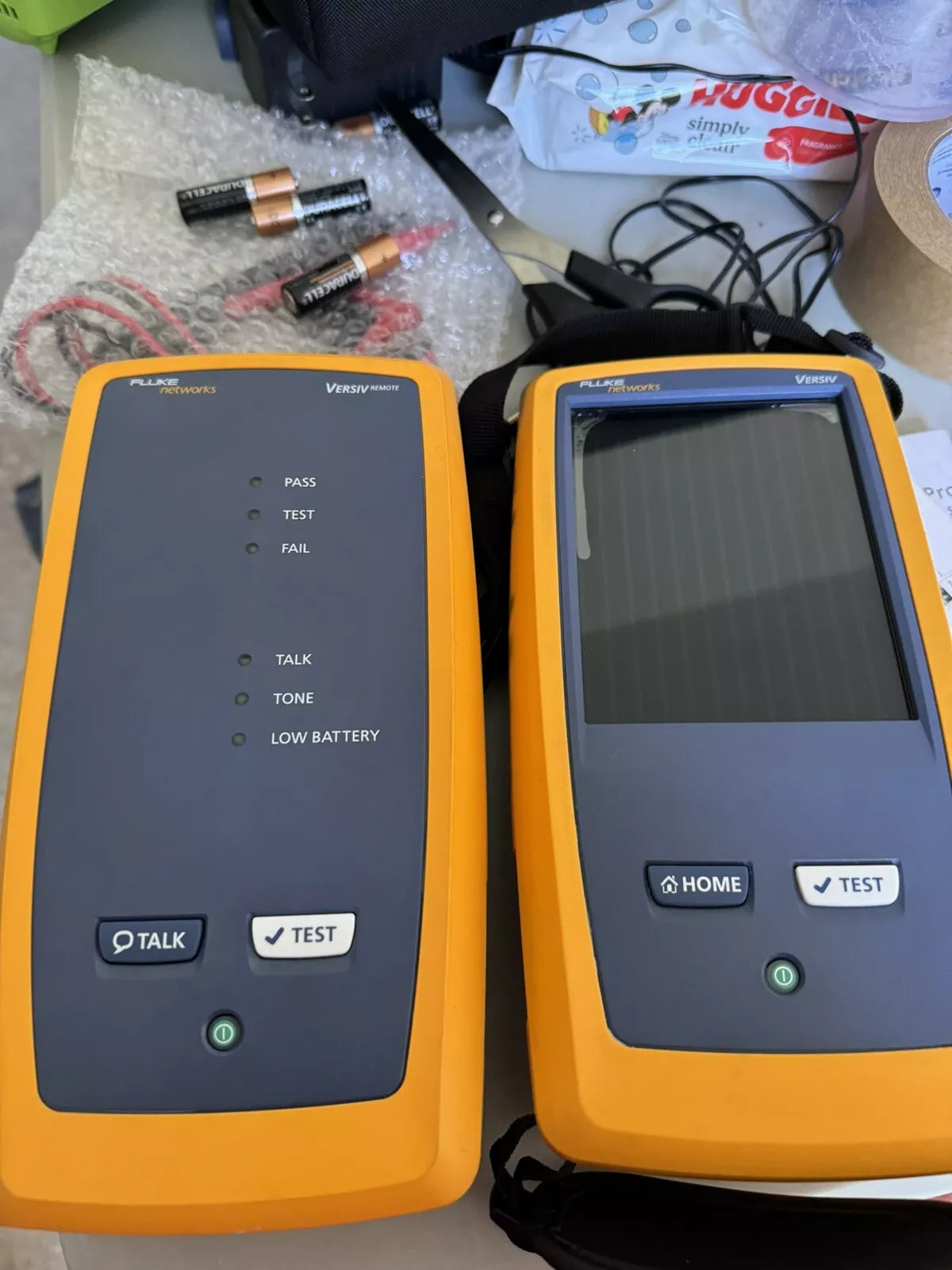 Fluke Networks DSX-5000 Versiv Cat6 Cable Certifier Tester Kit & FI-1000-Kit