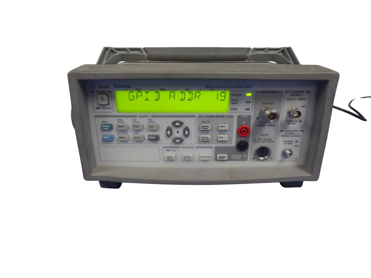 AGILENT 53147A 20GHZ COUNTER/POWER METER/DVM - Free Shipping