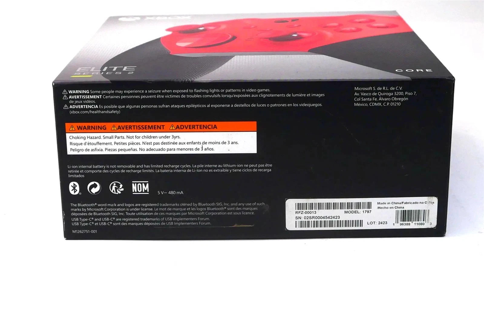 Xbox Elite Series 2 Core Wireless Controller Red - Free Shipping