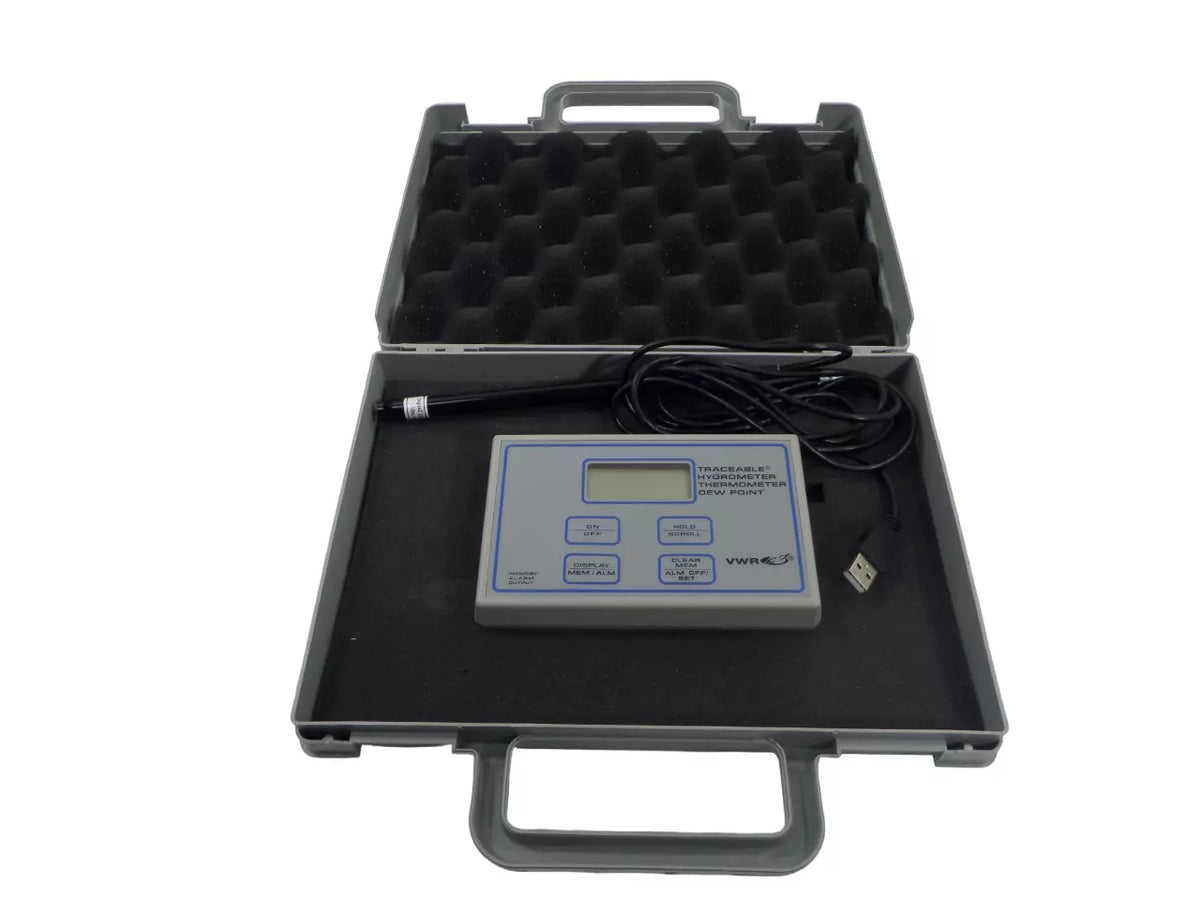 VWR Traceable Hygrometer Thermometer Dew Point Measurement