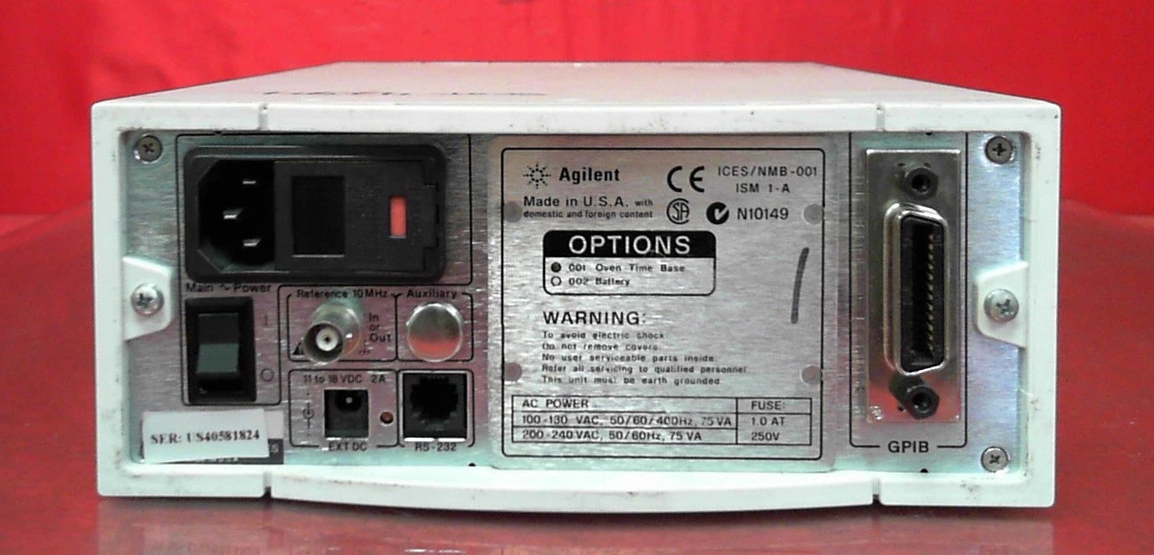 HP/Agilent 53150A Opt. 001 Microwave Frequency Counter, DC to 20 GHz