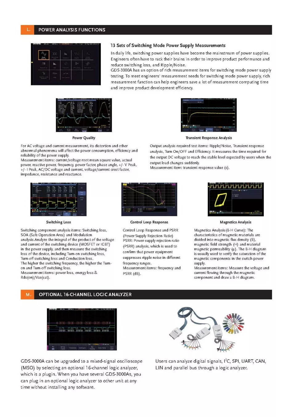 GW Instek GDS-3652A Oscilloscope 650MHz 5GSa/s 2CHs Digital Storage Oscilloscope