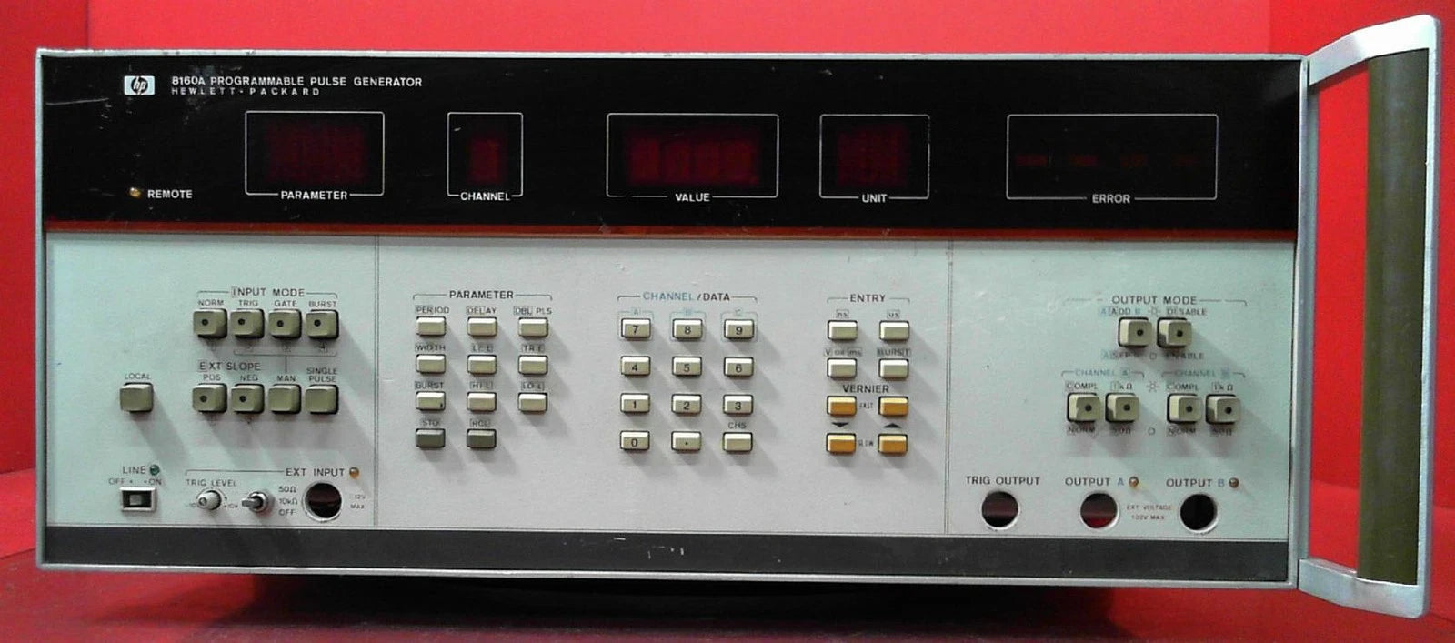 HP/Agilent/Keysight 8160A 1948A00202 50MHz Pulse Generator