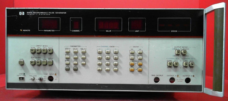 HP/Agilent/Keysight 8160A 1948A00202 50MHz Pulse Generator