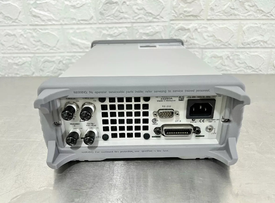 USED 1PCS Agilent 33250A Function/Arbitrary Waveform Generator, 80MHz