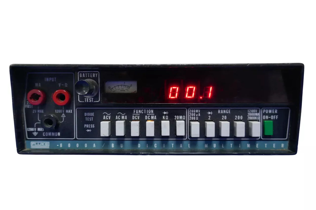 Fluke 8000A/BU Digital Multimeter - Reliable and Accurate Measurement Tool