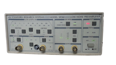 Stanford SR560 Research Systems  Low-Noise  Preamplifier - Free Shipping