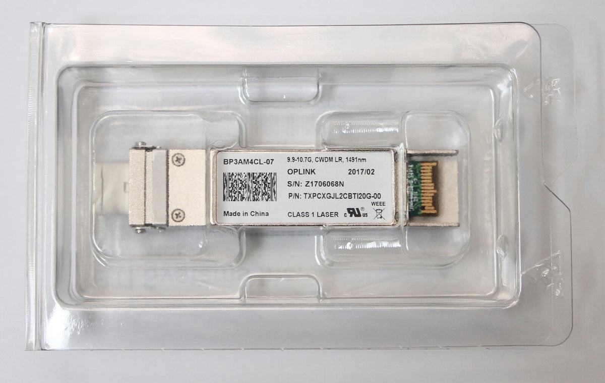 BTI BP3AM4CL-07 XFP Transceiver 9.9-10.7G CWDM LR, Ch#7, 1491nm TXPCXGJL2CBTI20G