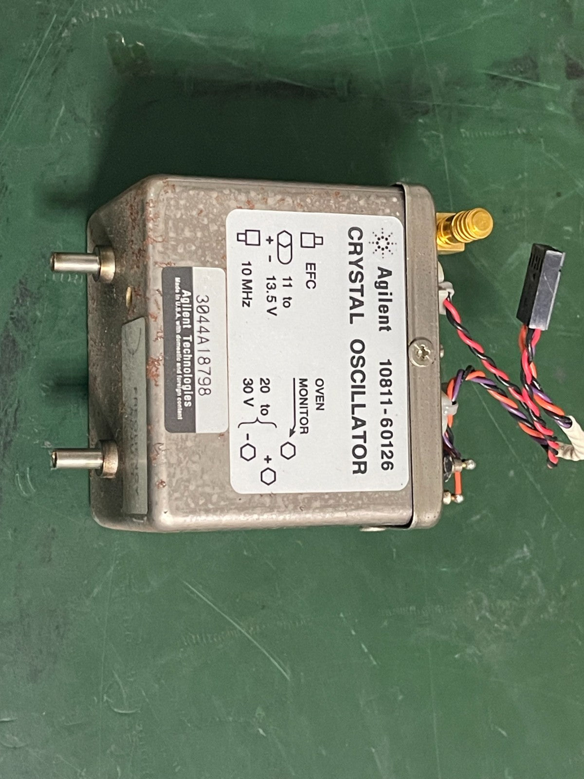 HP Agilent 10811-60126 10MHz Reference Crystal Oscillator for 8360 series - XG eqpt
