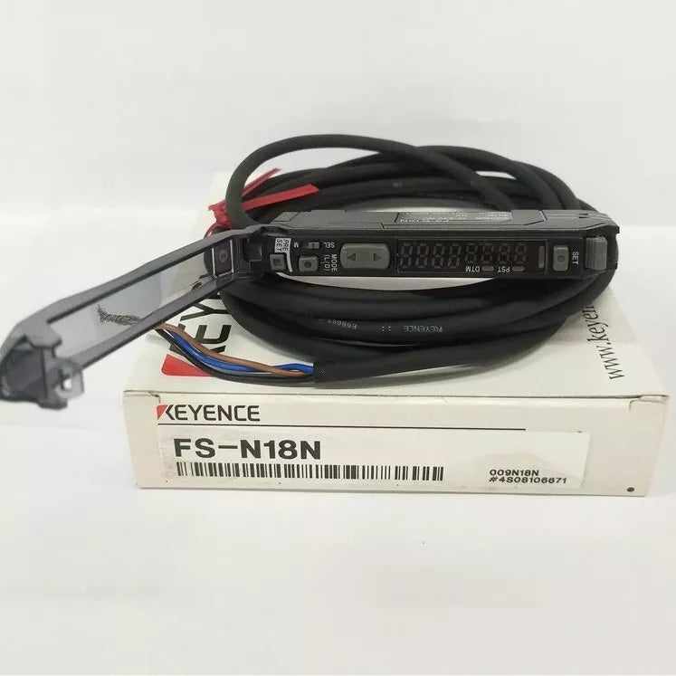 KEYENCE FS-N18N Digital Fiber Optic Amplifier Sensor Cable