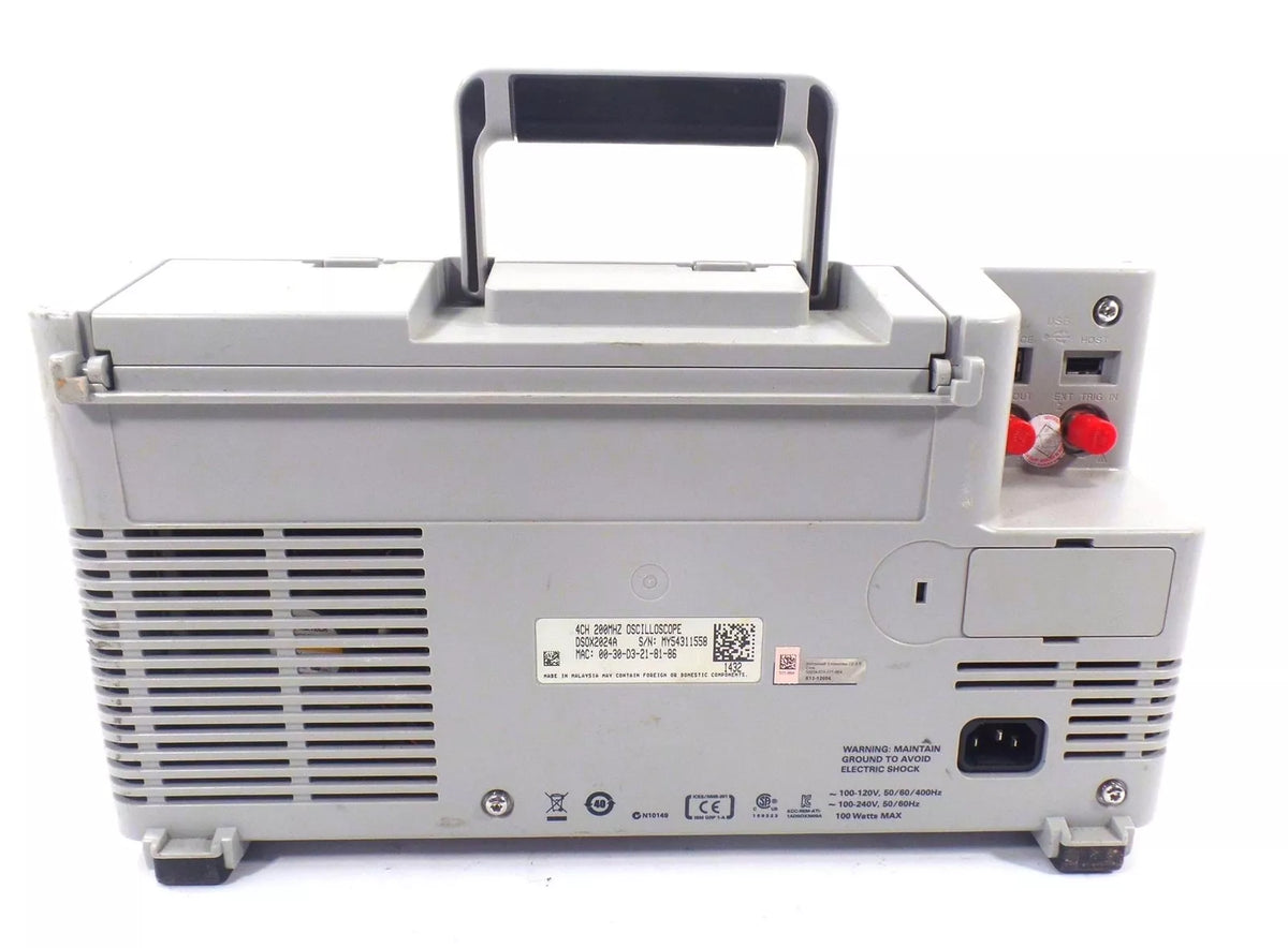 Agilent DSO-X 2024A Oscilloscope 200 MHz