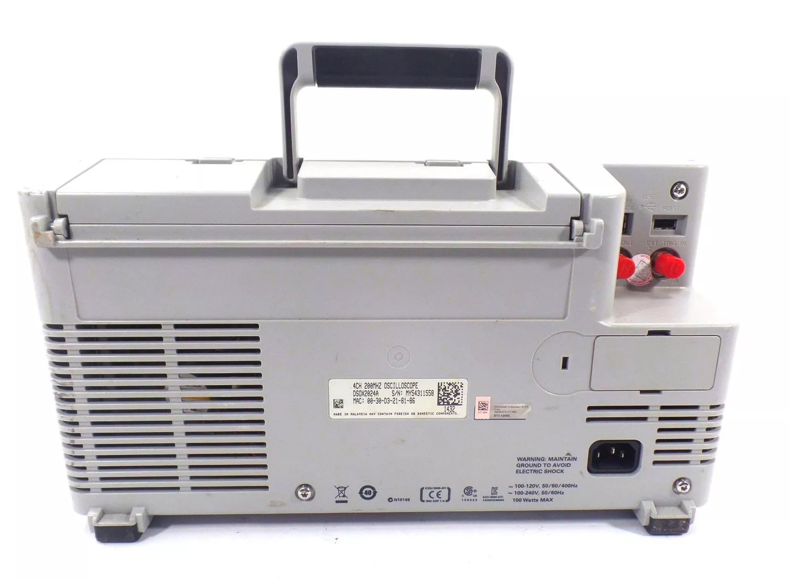 Agilent DSO-X 2024A Oscilloscope 200 MHz