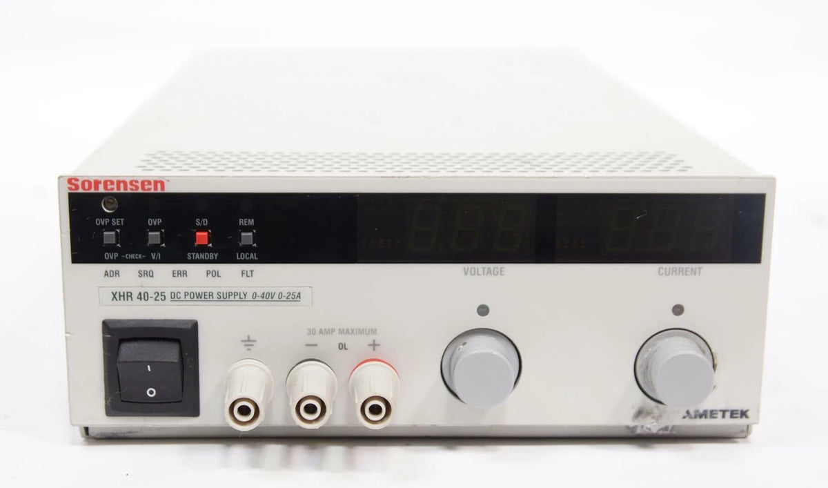 AMETEK / Sorensen XHR40-25 DC Power Supply, 0-40V, 0-25A