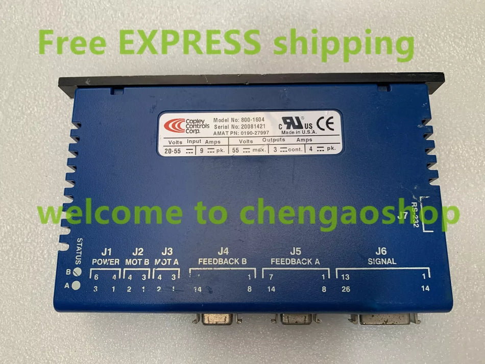 1pc USED copley controls 800-1604 servo drive TESTED #V5I6 CH