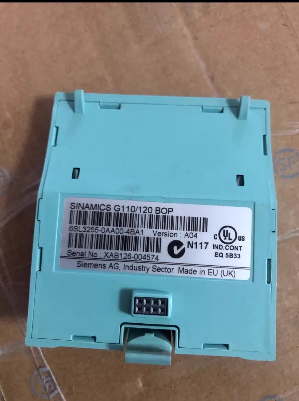 Siemens 6SL3255-0AA00-4BA1: High Performance SINAMICS V20 Inverter