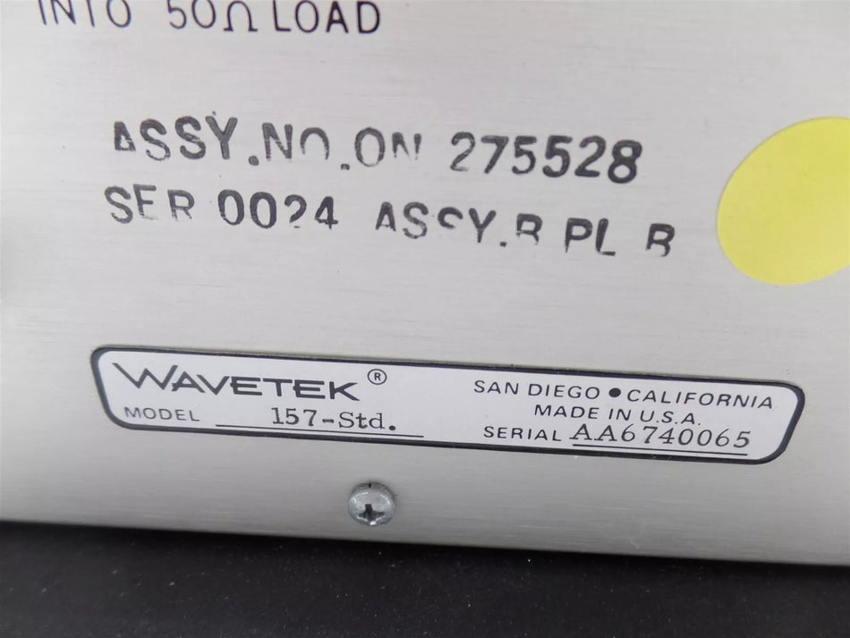 Wavetek 157 Programmable Waveform Synthesizer - Versatile Signal Generator